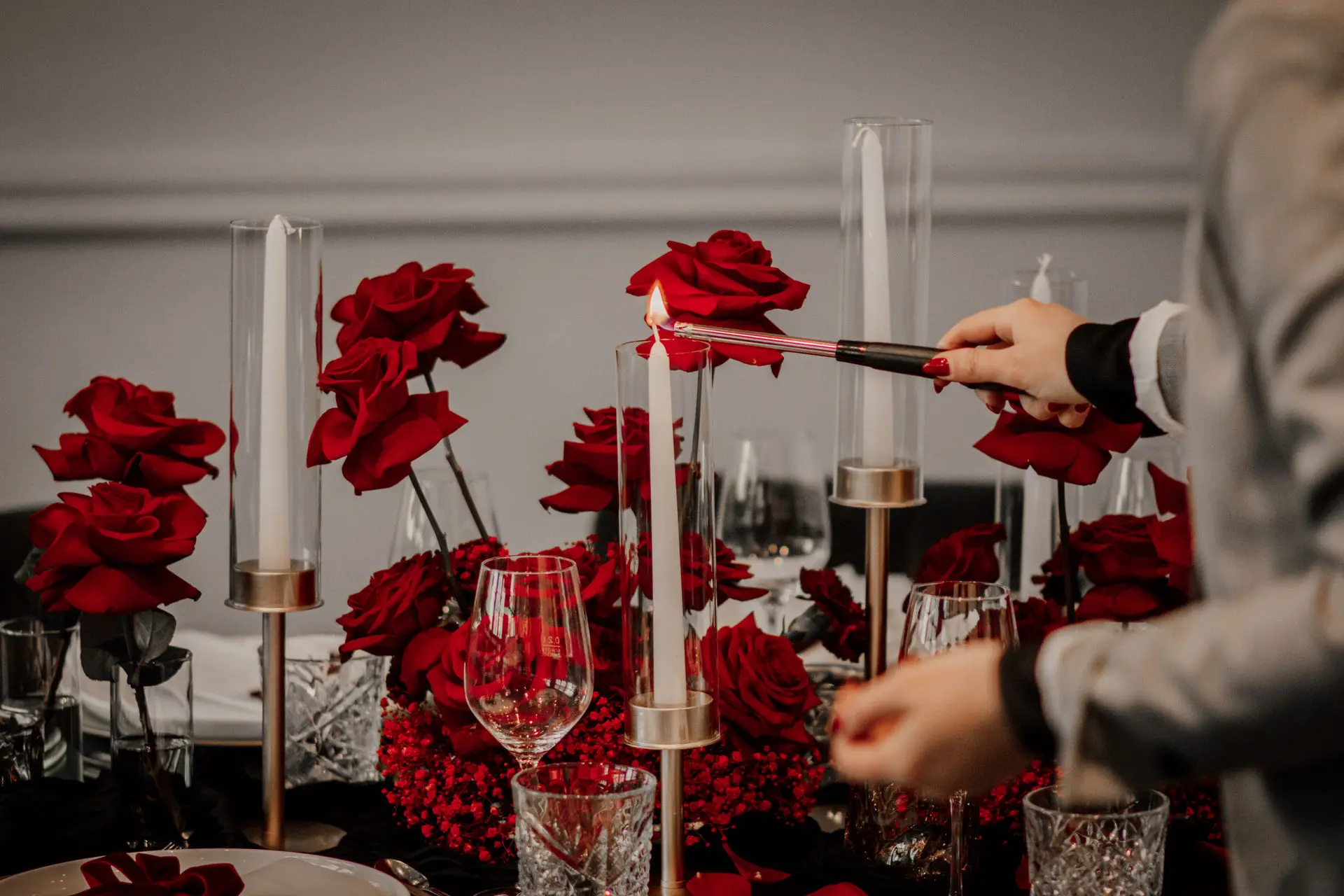 Eventdesign Konzept Rote Rosen