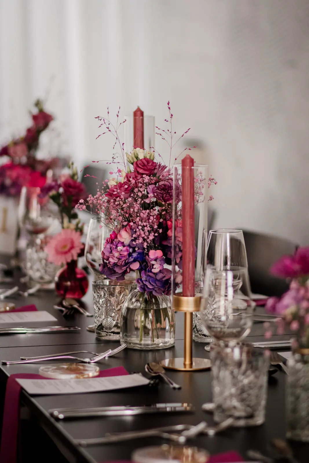 DIY Namensschilder der Braut Pink Hochzeit