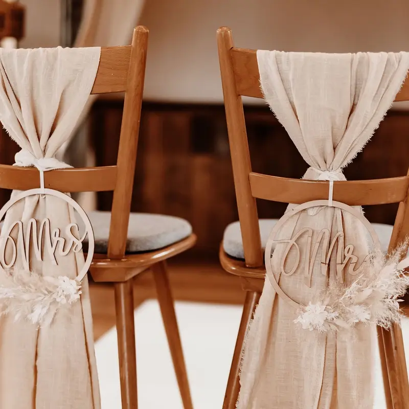 Mr und Mrs Dekoschilder Hochzeit
